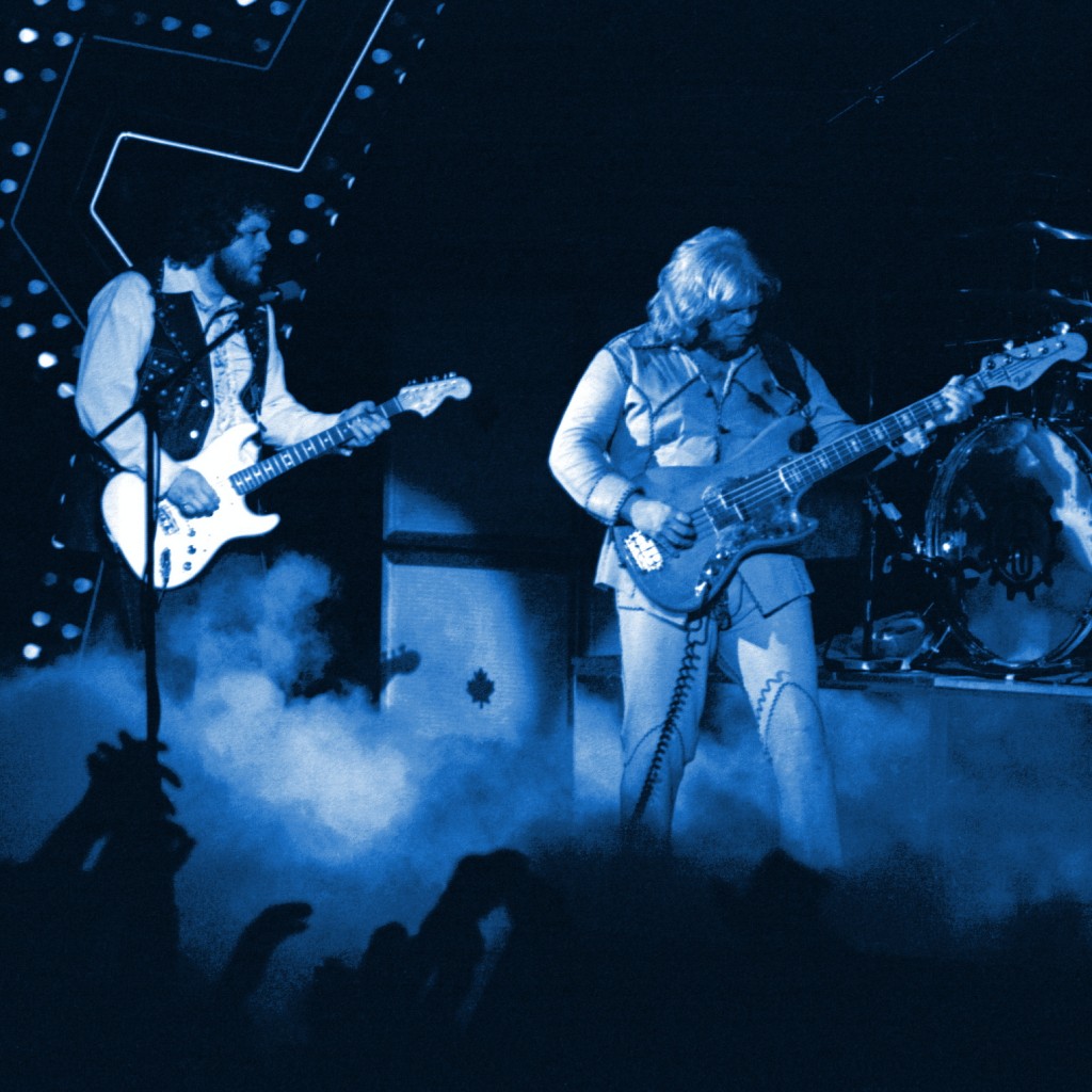 Bachman-Turner Overdrive performing in Spokane, Wa. in September  1976.