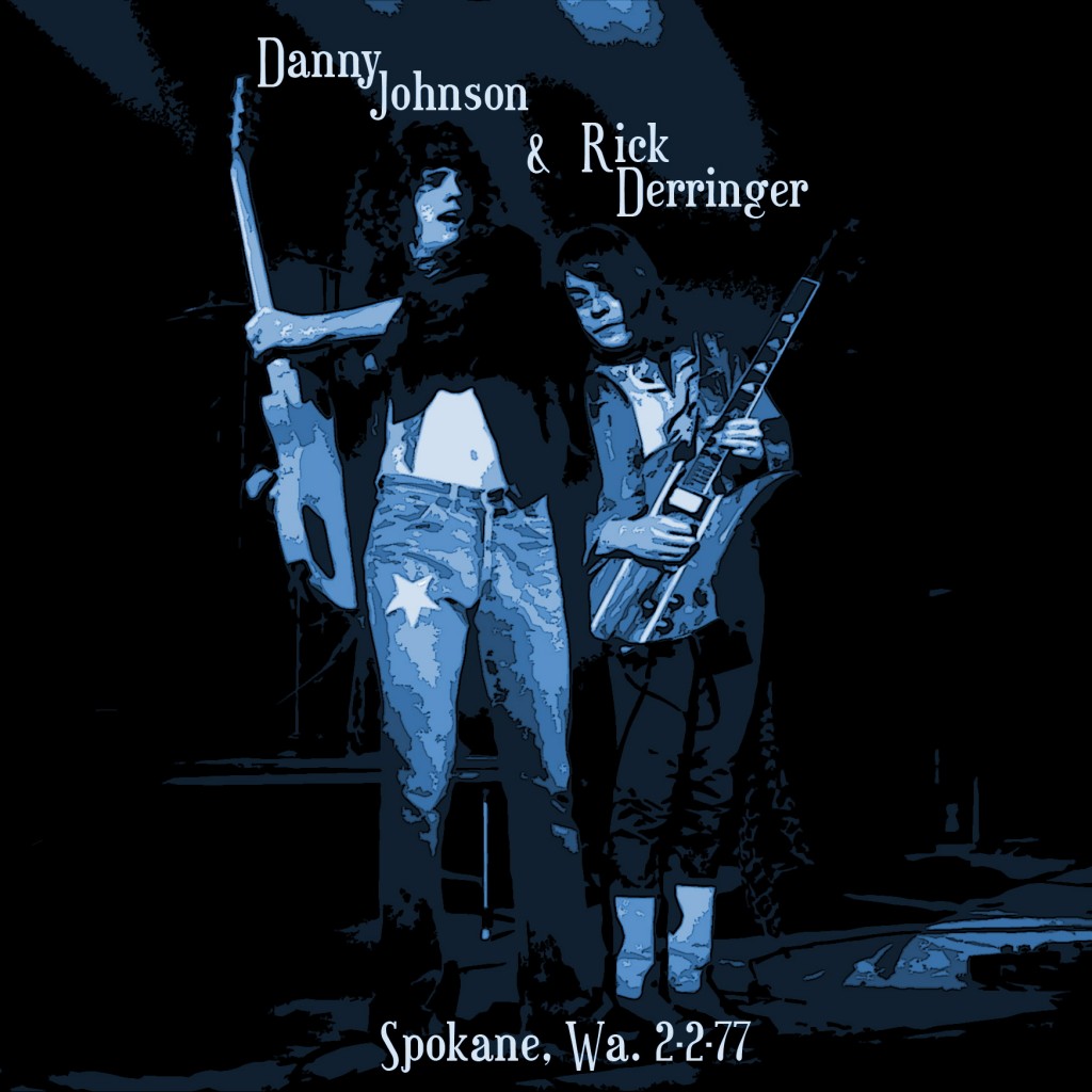 DERRINGER PERFORMING LIVE IN SPOKANE, WA. ON 2-2-77. PHOTO BY BEN UPHAM. MAGICAL MOMENT PHOTOS.