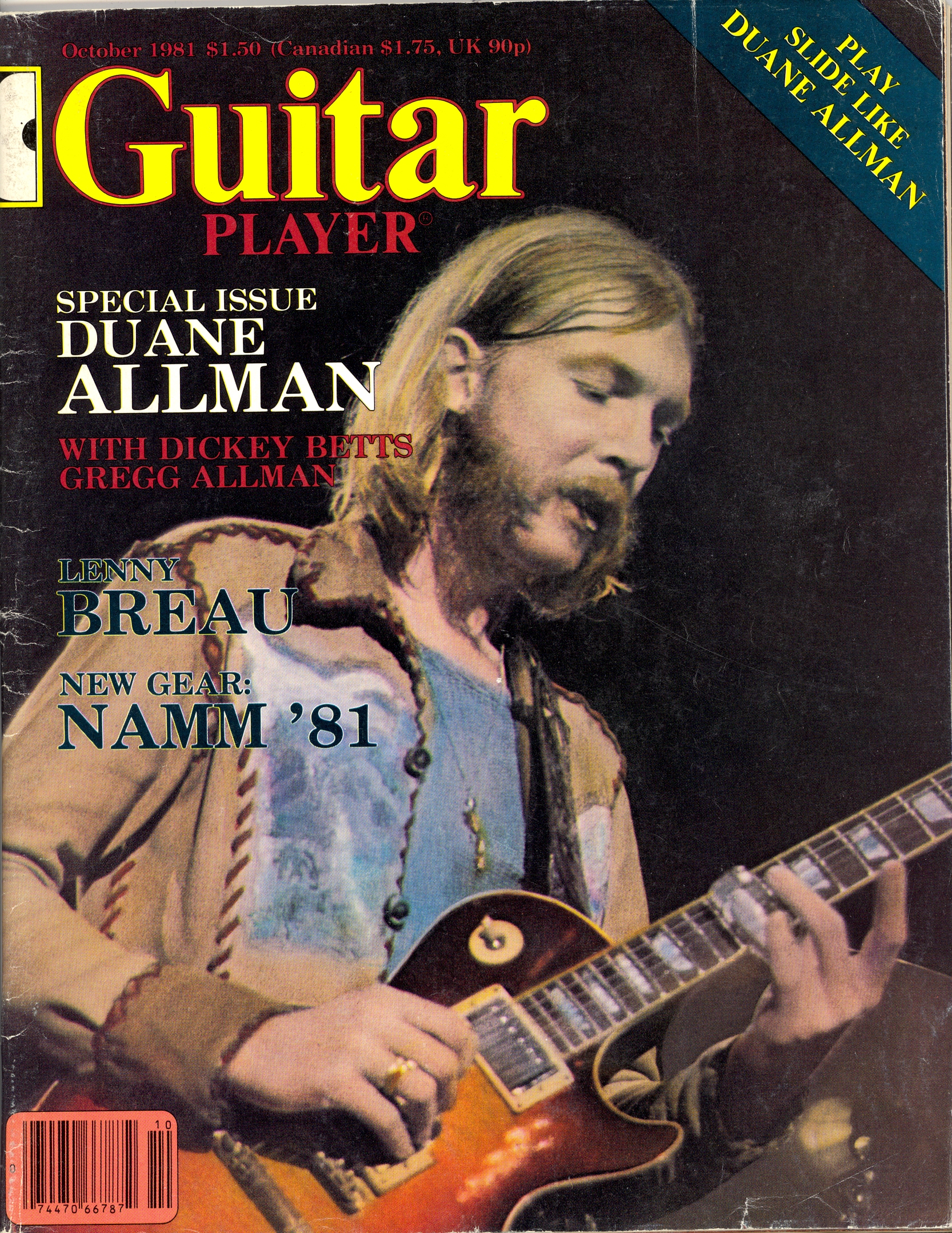 Duane Allman Magazine Cover